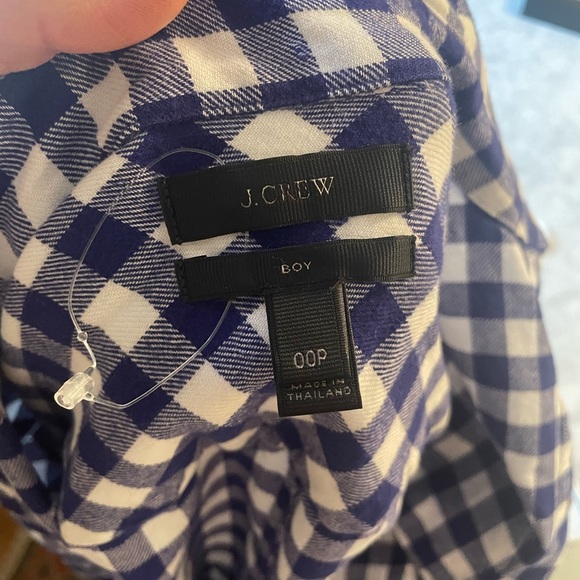 NWOT J.Crew Button Down Flannel Shirt - Picture 4 of 4